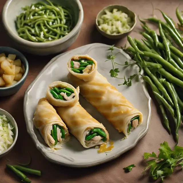 Foto de Green Bean and Chicken Roll