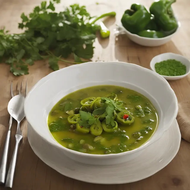 Foto de Cilantro with Green Pepper