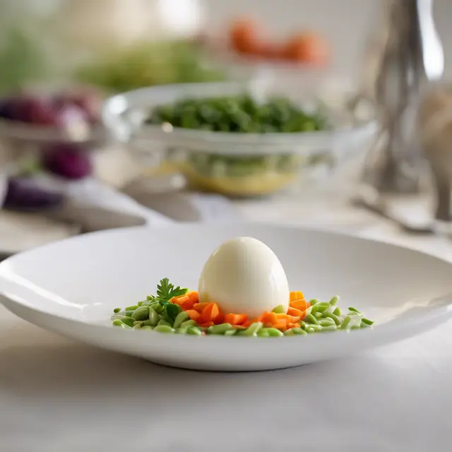 Foto de Egg Mousse with Vegetable Salad