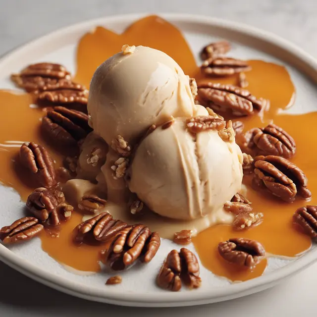 Foto de Pecan Gelato with Praline Crust