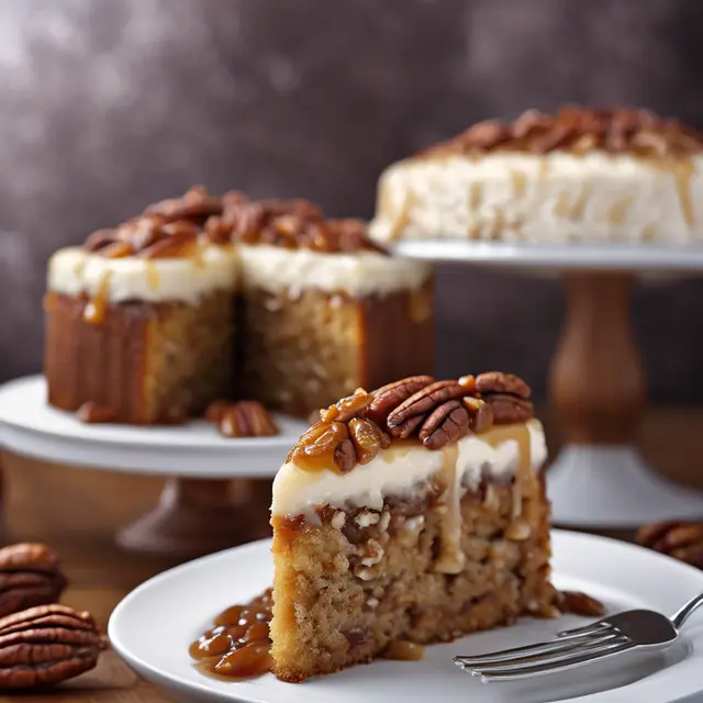 Foto de Pecan Cake with Pecan Praline Topping