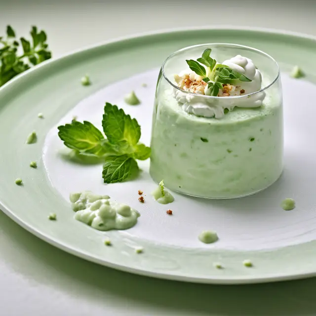 Foto de Cucumber and Gorgonzola Mousse