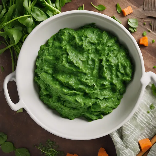 Foto de Spinach Paste for Mashed Sweet Potatoes