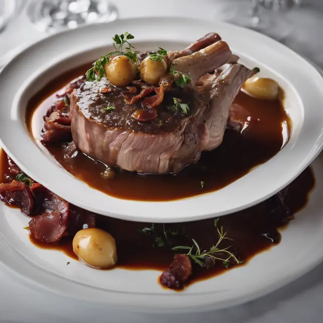 Foto de Braised Veal Shank with Wine