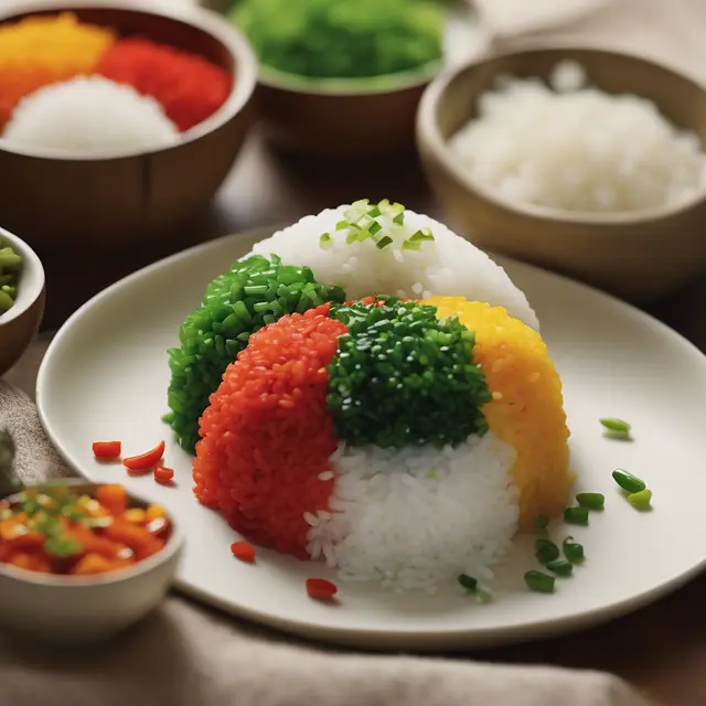 Foto de Colored Rice Ball