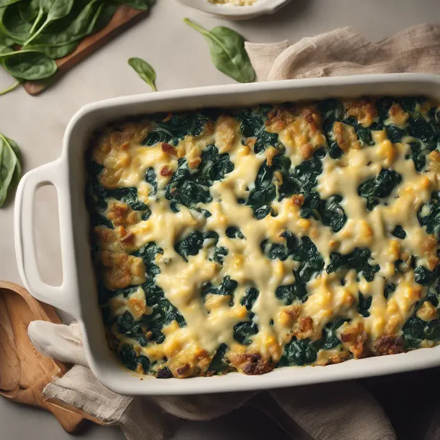 Foto de Roasted Spinach and Cheese Casserole