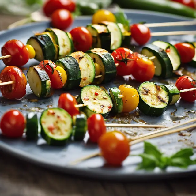 Foto de Zucchini and Cherry Tomato Skewers