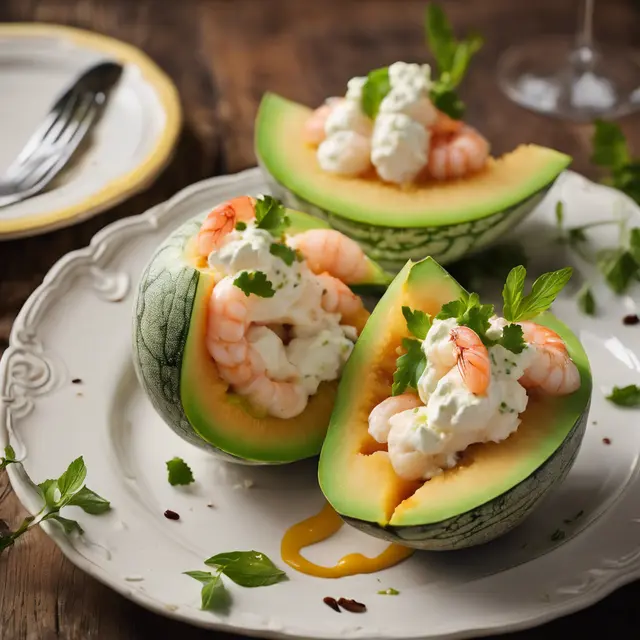 Foto de Stuffed Melons with Shrimp and Avocado