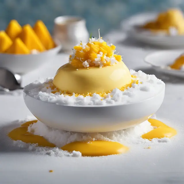 Foto de Snowy Mousse with Mango Cream