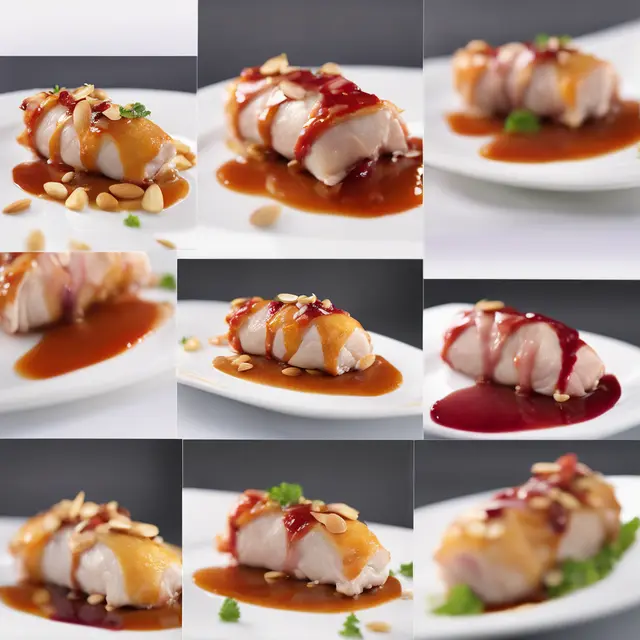 Foto de Chicken Roll with Fruit Sauce