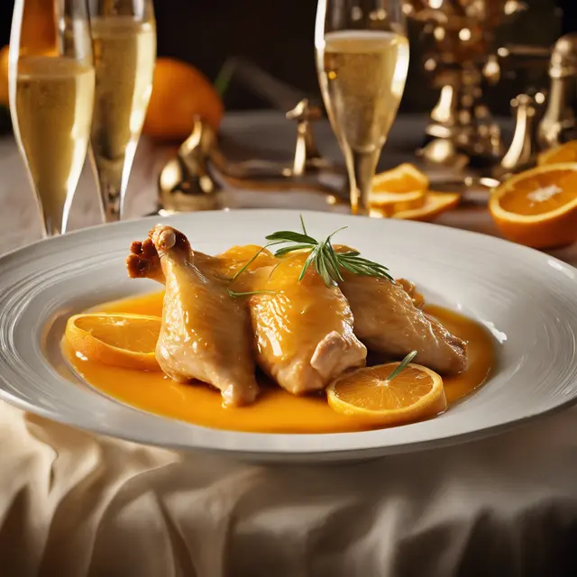 Foto de Chicken with Champagne and Orange Sauce