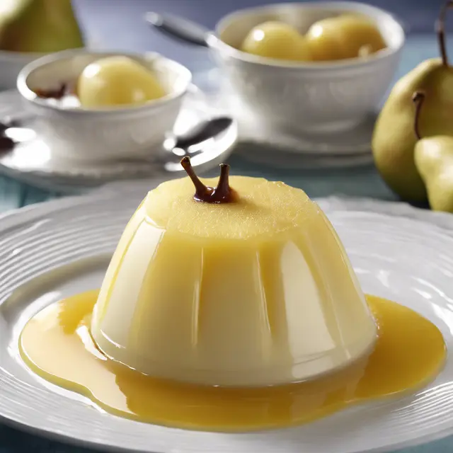 Foto de Pudding with Pears and Gelatin