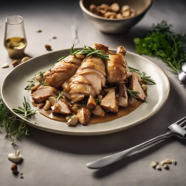 Foto de Chicken Almondine with Wine Sauce