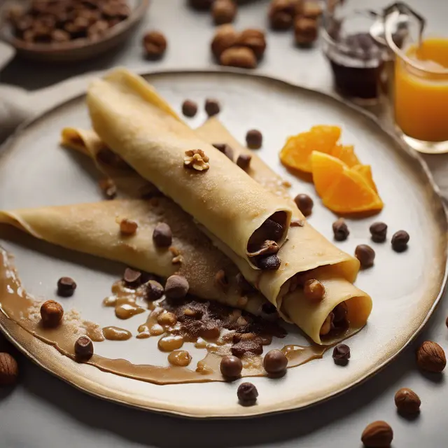 Foto de Hazelnut and Chocolate Crepes