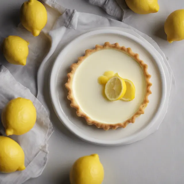 Foto de Lemon Panna Cotta Tart