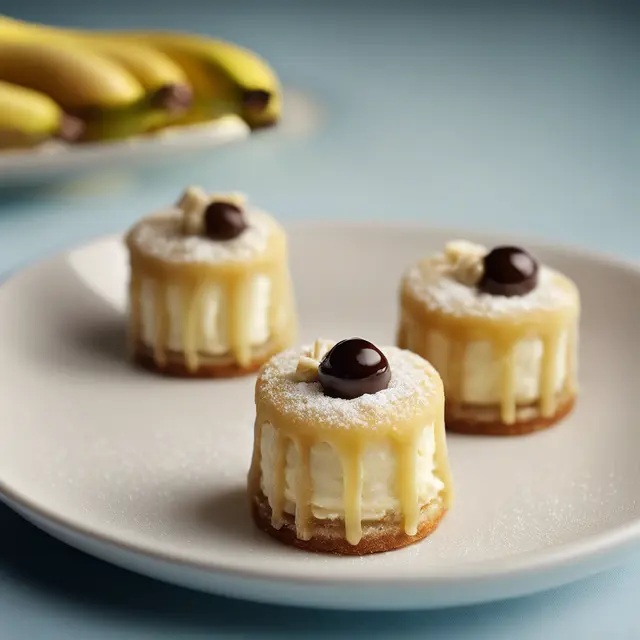 Foto de Banan Cream Filled Mini Cakes