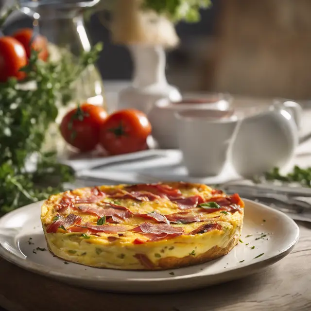 Foto de Tomato and Prosciutto Frittata