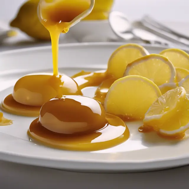 Foto de Lemon with Caramel Sauce