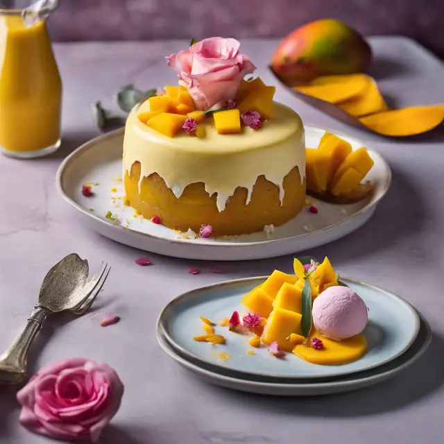 Foto de Mango Cake with Rosewater Gelato