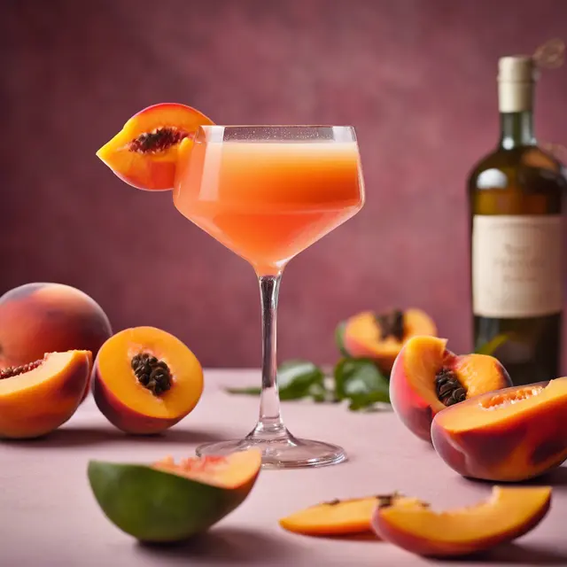 Foto de Peach and Papaya Virgin Cocktail