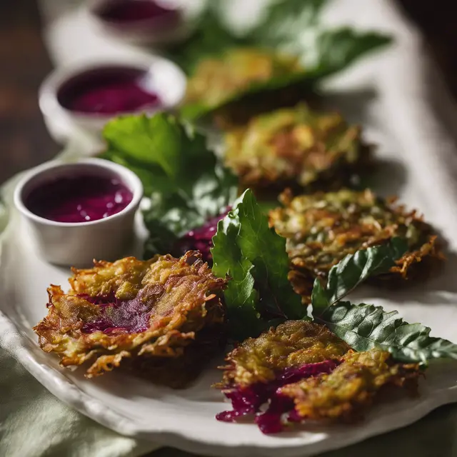 Foto de Beet Leaf Fritters