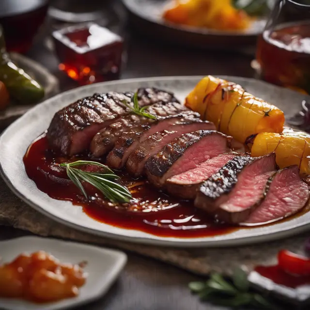 Foto de Grilled Picanha with Sweet and Sour Glaze