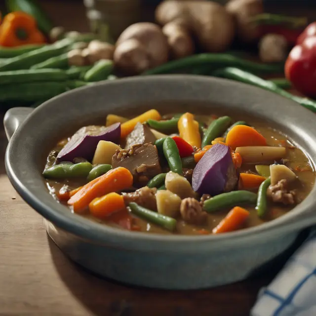 Foto de Vegetable Stew with Walnut Sauce