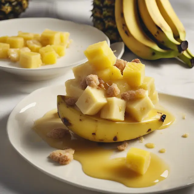 Foto de Baked Banana with Pineapple