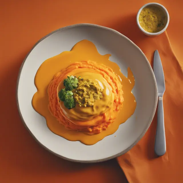 Foto de Mashed Carrot with Mustard Sauce