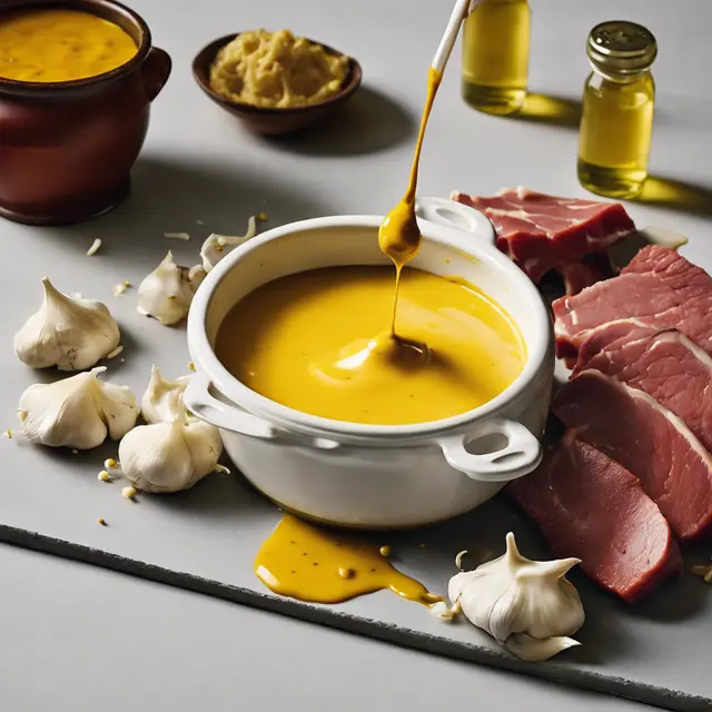 Foto de Mustard Sauce for Meat Fondue