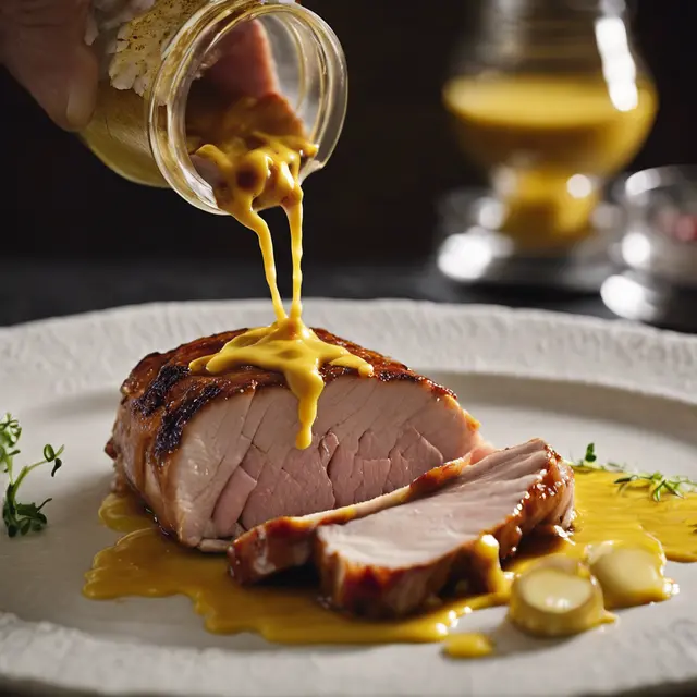 Foto de Pork Loin with Mustard Glaze