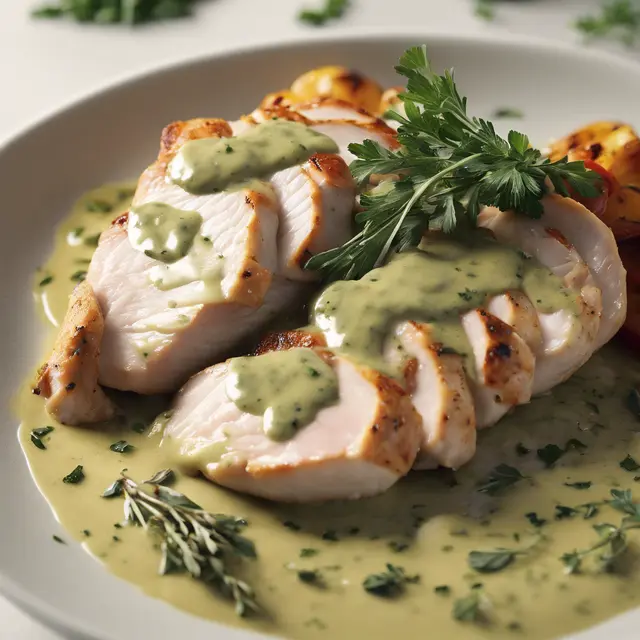 Foto de Chicken Breast with Herb Sauce