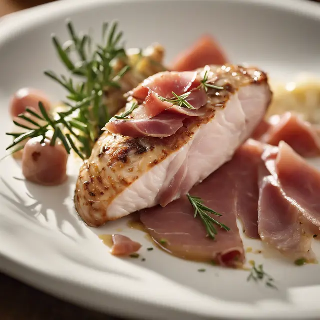 Foto de Chicken Breast with Prosciutto and Sausage