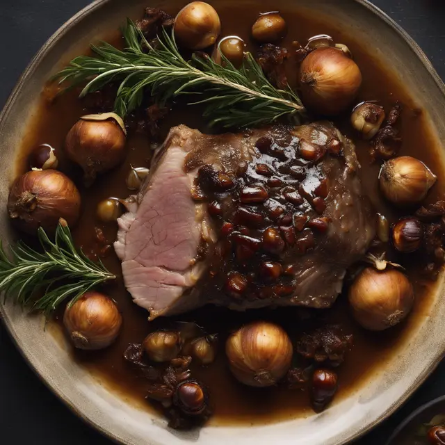 Foto de Pork Shoulder Braised with Chestnuts