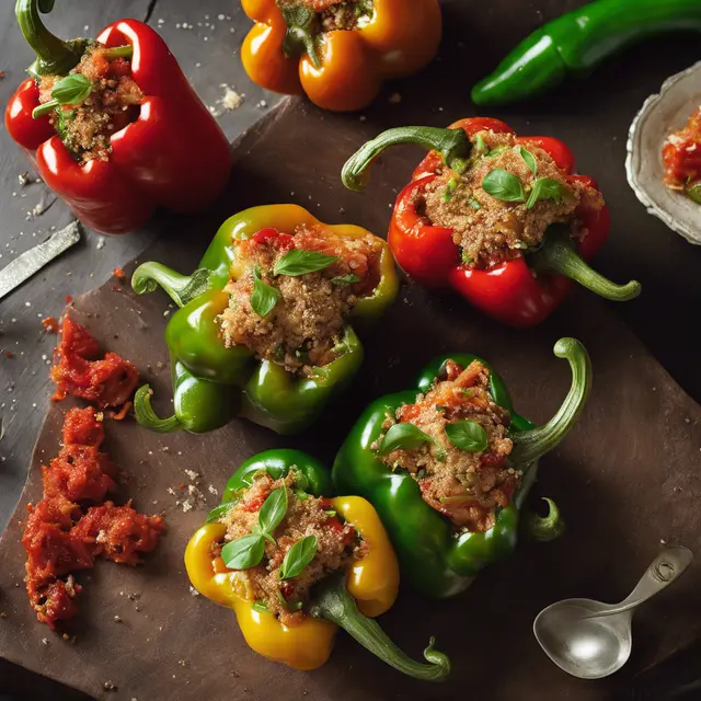 Foto de Stuffed Peppers with Anchovy (Peproni ripieni)