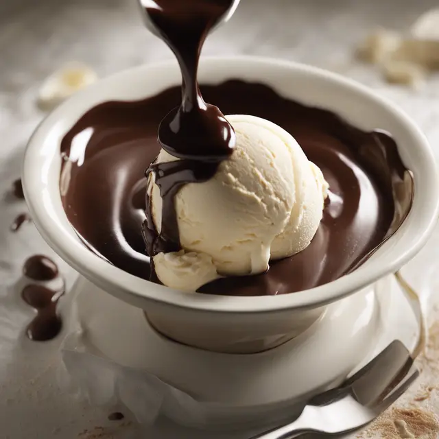 Foto de Warm Chocolate Sauce for Ice Cream