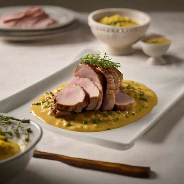 Foto de Pork Tenderloin with Mustard Sauce