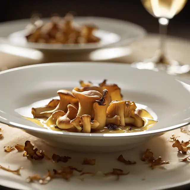 Foto de Chanterelle Mushroom in Champagne