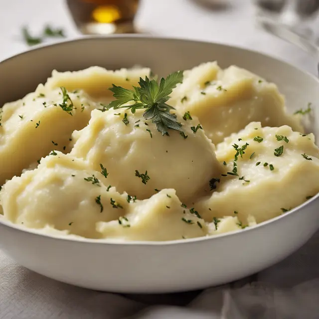 Foto de Mashed Potatoes with Garlic and Herbs