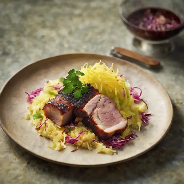 Foto de Tusks with cornmeal and cabbage