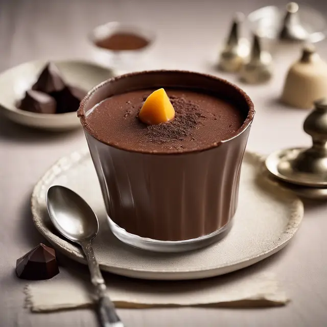 Foto de Chocolate Pudding with Caldo