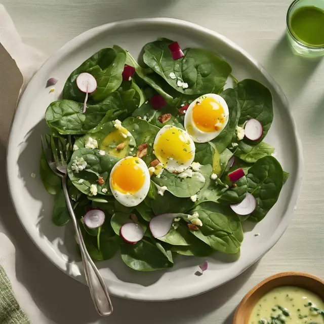 Foto de Spinach Salad with Egg Dressing