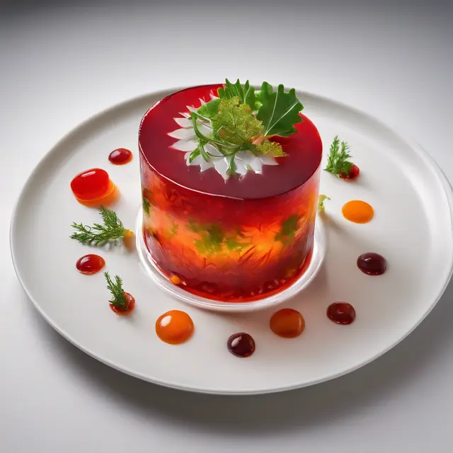 Foto de Vegetable Aspic with Gelatin