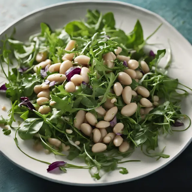 Foto de White Bean, Arugula and Sweet Herbs Salad