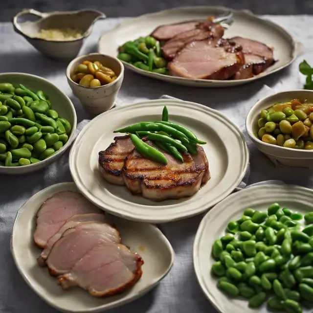 Foto de Pork Chops with Broad Beans