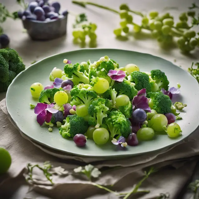 Foto de Flower Broccoli and Green Grape Salad