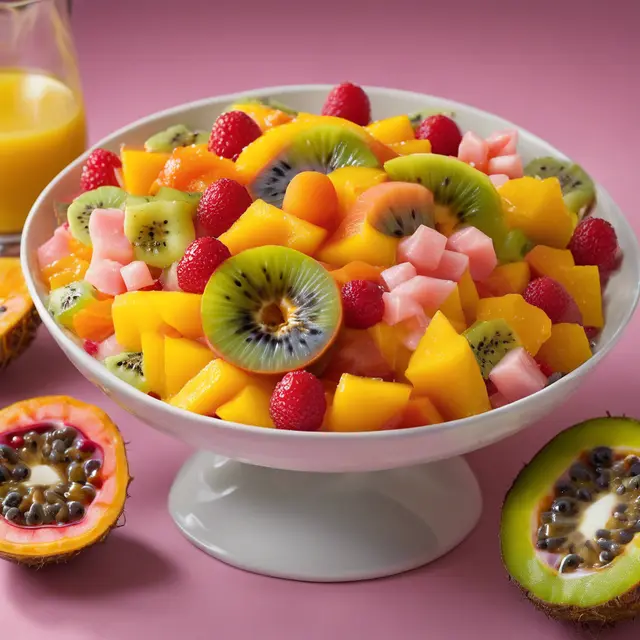 Foto de Fruit Salad with Passionfruit Glaze