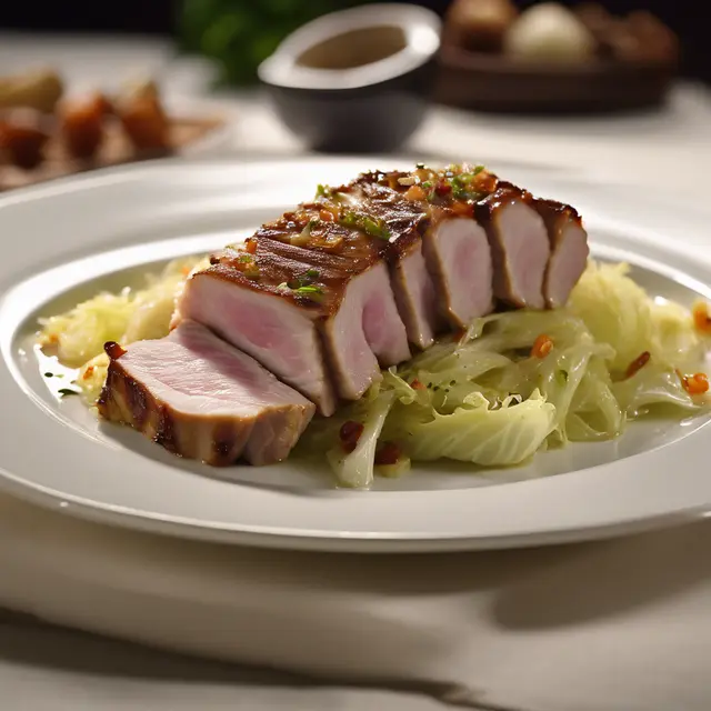 Foto de Pork Loin with Cabbage