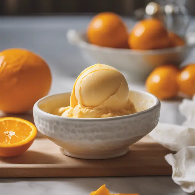 Foto de Orange and Honey Cream Gelato