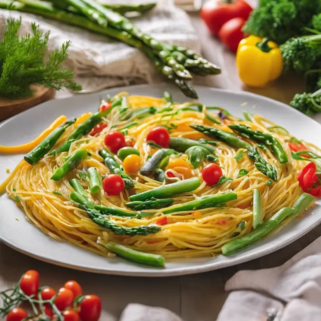 Foto de Spring Frittata with Spaghetti and Vegetables